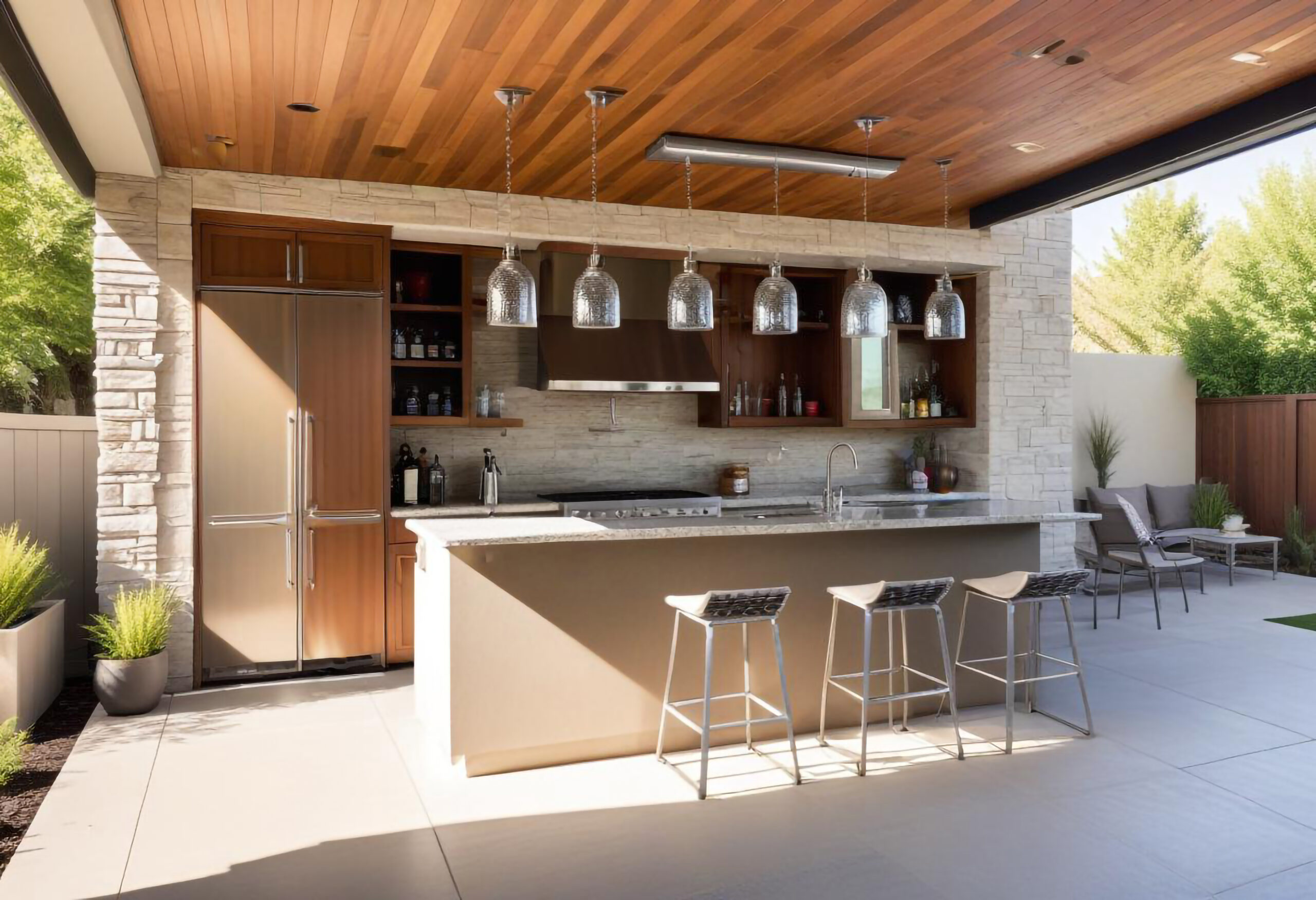 Exterior kitchen cabinets ideas