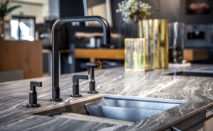 Integrated kitchen sinks